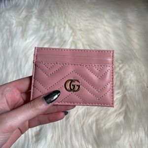 GG pink cardholder